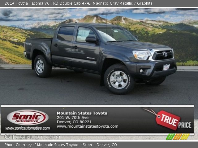 2014 Toyota Tacoma V6 TRD Double Cab 4x4 in Magnetic Gray Metallic