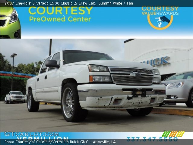 2007 Chevrolet Silverado 1500 Classic LS Crew Cab in Summit White