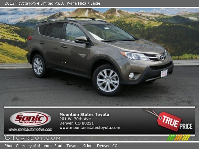 2013 Toyota RAV4 Limited AWD in Pyrite Mica