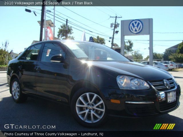 2010 Volkswagen Jetta SE Sedan in Black