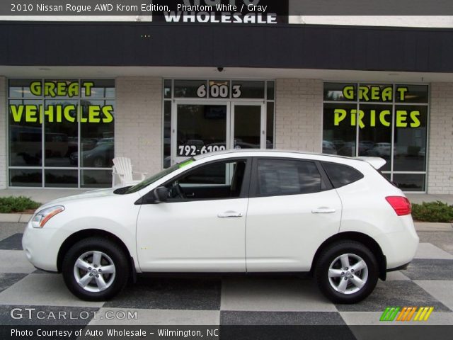 2010 Nissan Rogue AWD Krom Edition in Phantom White