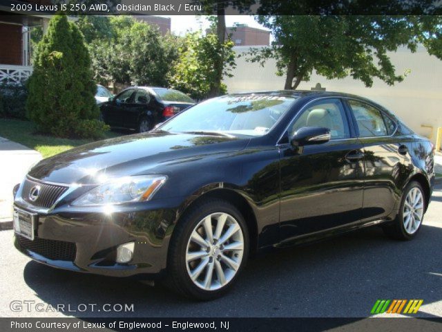 2009 Lexus IS 250 AWD in Obsidian Black