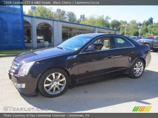 2008 Cadillac CTS 4 AWD Sedan in Black Cherry