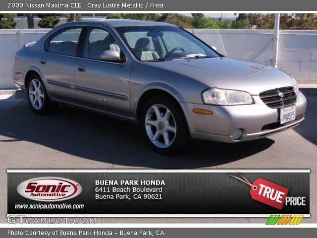 2000 Nissan Maxima GLE in Gray Lustre Metallic