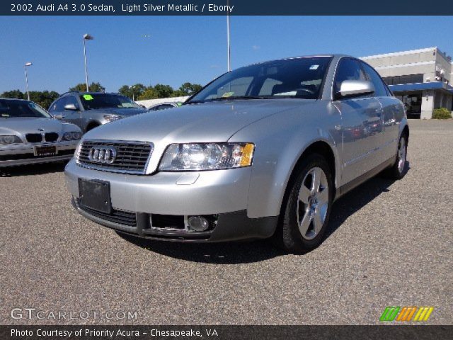 2002 Audi A4 3.0 Sedan in Light Silver Metallic