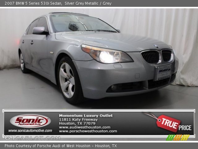 2007 BMW 5 Series 530i Sedan in Silver Grey Metallic