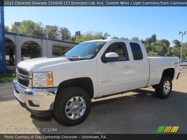2013 Chevrolet Silverado 2500HD LTZ Extended Cab 4x4 in Summit White