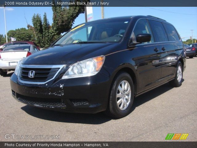 2008 Honda Odyssey EX-L in Nighthawk Black Pearl