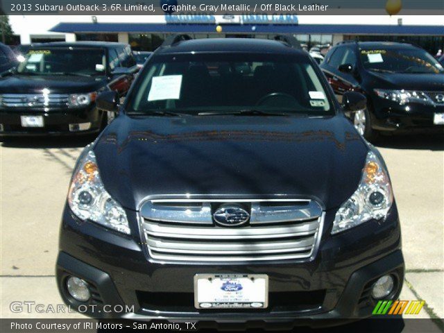 2013 Subaru Outback 3.6R Limited in Graphite Gray Metallic