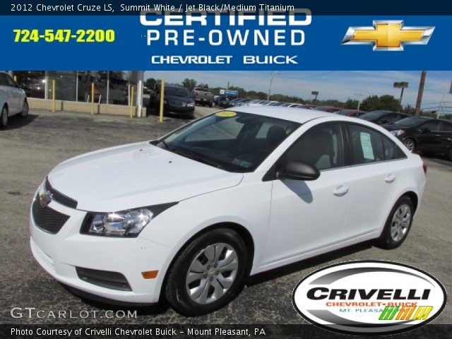 2012 Chevrolet Cruze LS in Summit White