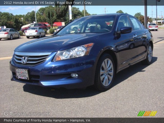 2012 Honda Accord EX V6 Sedan in Royal Blue Pearl