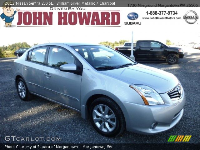 2012 Nissan Sentra 2.0 SL in Brilliant Silver Metallic