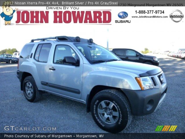2012 Nissan Xterra Pro-4X 4x4 in Brilliant Silver