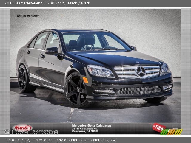 2011 Mercedes-Benz C 300 Sport in Black