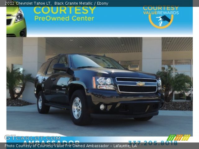 2012 Chevrolet Tahoe LT in Black Granite Metallic