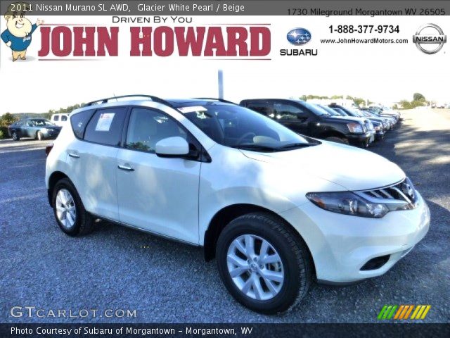 2011 Nissan Murano SL AWD in Glacier White Pearl