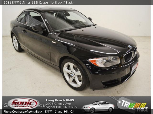 2011 BMW 1 Series 128i Coupe in Jet Black