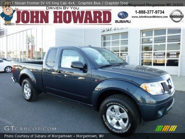 2013 Nissan Frontier SV V6 King Cab 4x4 in Graphite Blue