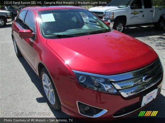 2010 Ford Fusion SEL V6 in Sangria Red Metallic