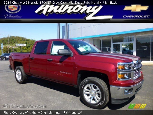 2014 Chevrolet Silverado 1500 LT Crew Cab 4x4 in Deep Ruby Metallic