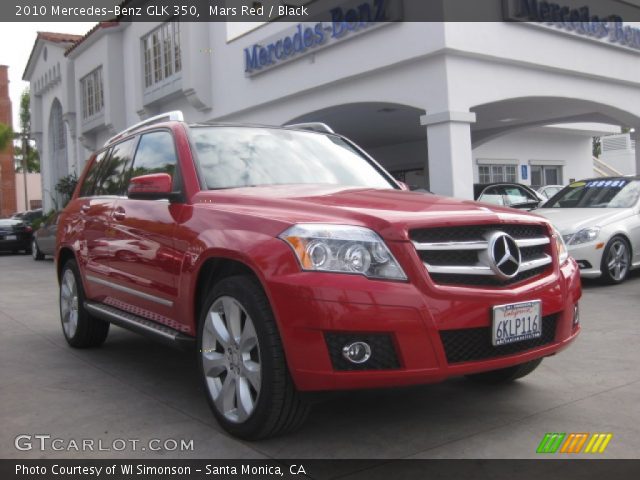 2010 Mercedes-Benz GLK 350 in Mars Red