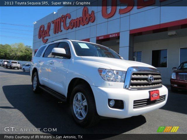 2013 Toyota Sequoia SR5 in Super White