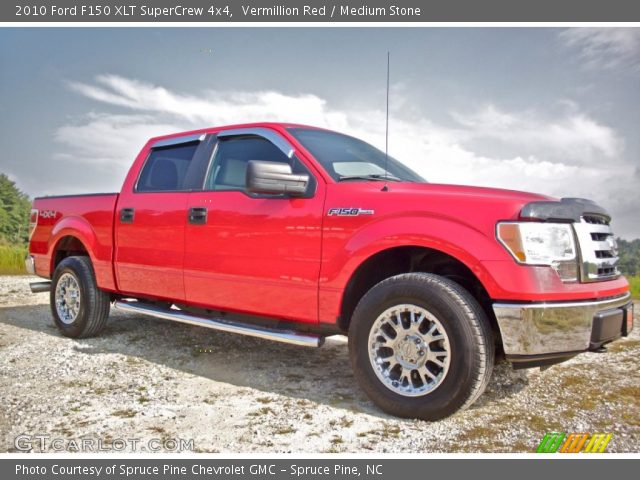 2010 Ford F150 XLT SuperCrew 4x4 in Vermillion Red