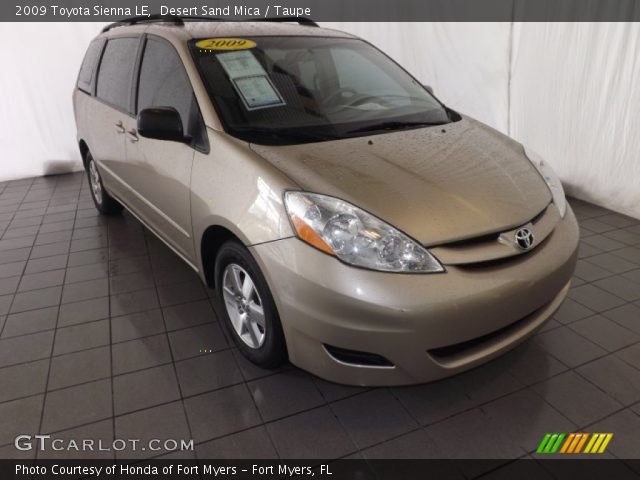 2009 Toyota Sienna LE in Desert Sand Mica