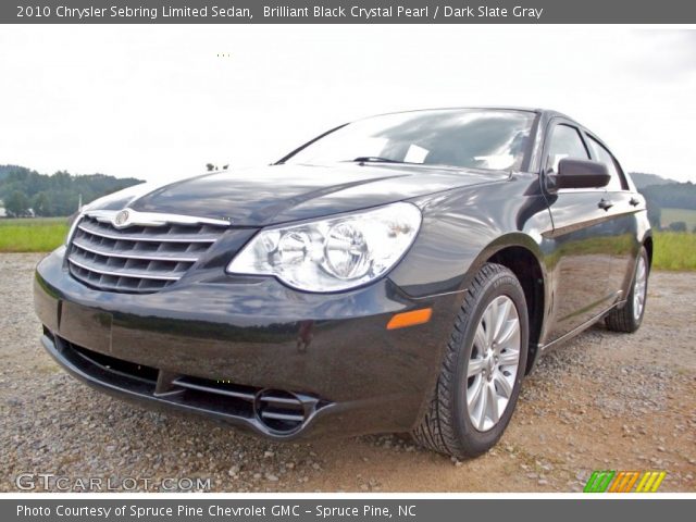 2010 Chrysler Sebring Limited Sedan in Brilliant Black Crystal Pearl