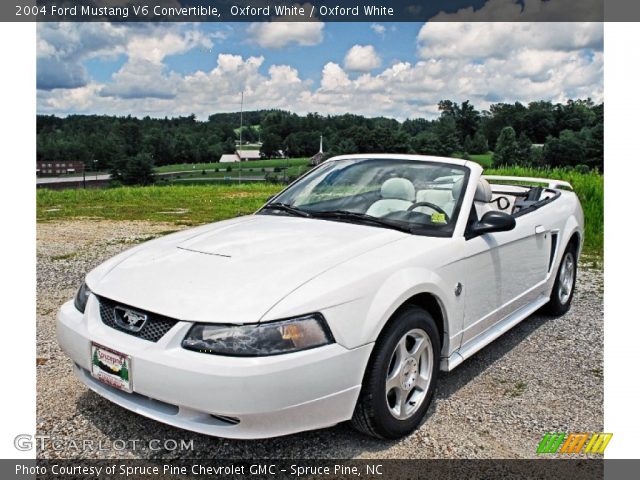 2004 Ford Mustang V6 Convertible in Oxford White