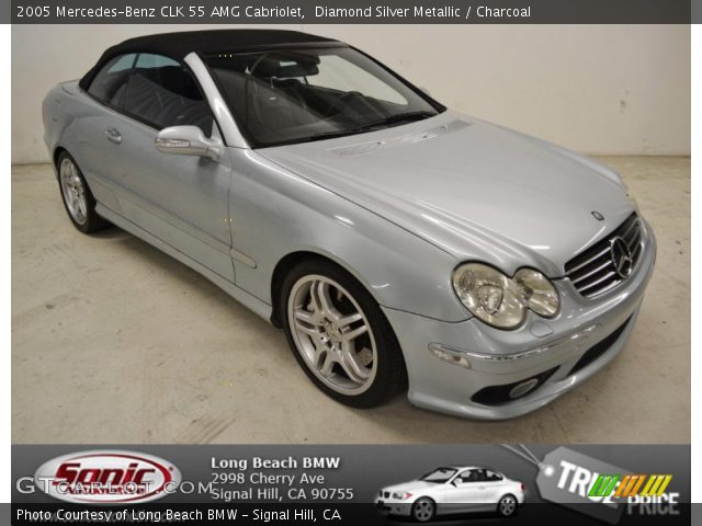 2005 Mercedes-Benz CLK 55 AMG Cabriolet in Diamond Silver Metallic