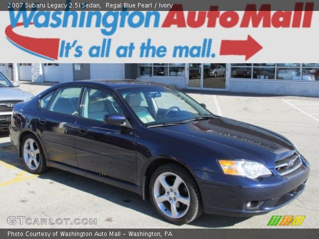 2007 Subaru Legacy 2.5i Sedan in Regal Blue Pearl