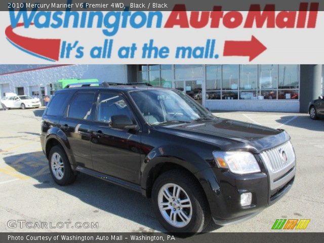 2010 Mercury Mariner V6 Premier 4WD in Black