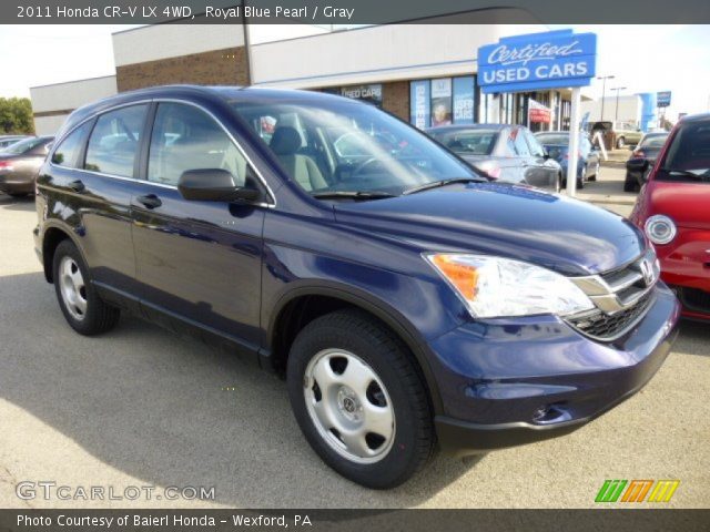 2011 Honda CR-V LX 4WD in Royal Blue Pearl