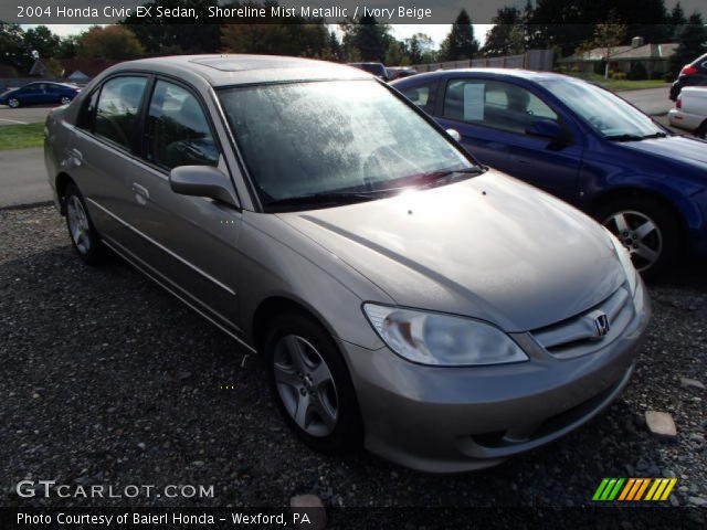 2004 Honda Civic EX Sedan in Shoreline Mist Metallic