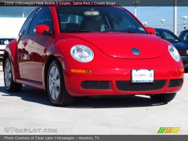 2008 Volkswagen New Beetle S Coupe in Salsa Red