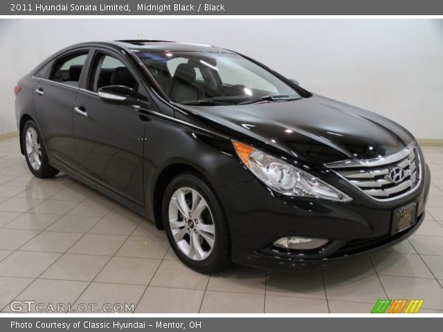 2011 Hyundai Sonata Limited in Midnight Black