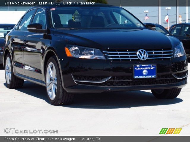 2014 Volkswagen Passat TDI SE in Black