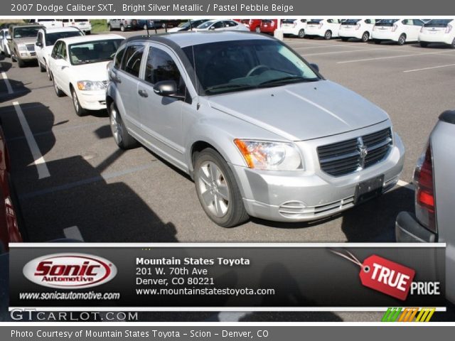 2007 Dodge Caliber SXT in Bright Silver Metallic