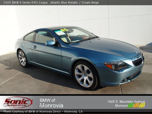 2005 BMW 6 Series 645i Coupe in Atlantic Blue Metallic