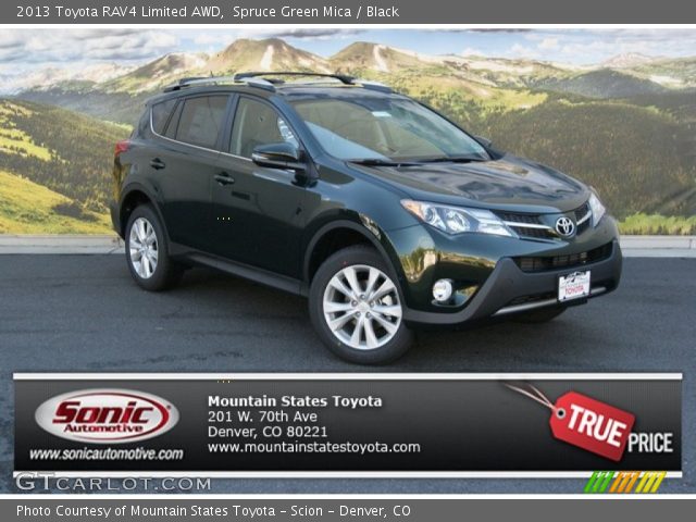 2013 Toyota RAV4 Limited AWD in Spruce Green Mica