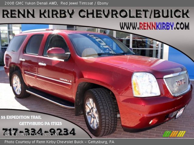 2008 GMC Yukon Denali AWD in Red Jewel Tintcoat
