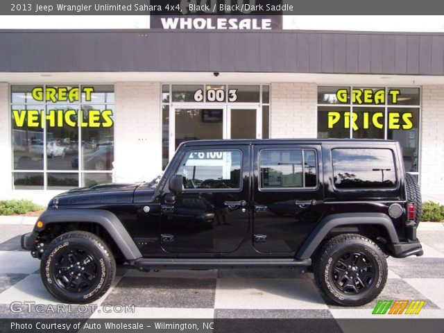 2013 Jeep Wrangler Unlimited Sahara 4x4 in Black