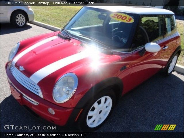 2003 Mini Cooper Hardtop in Chili Red