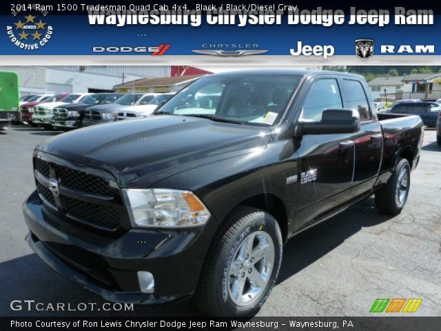 2014 Ram 1500 Tradesman Quad Cab 4x4 in Black