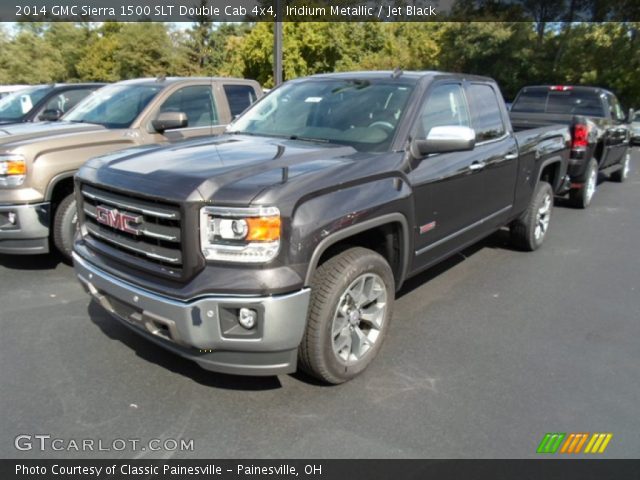 2014 GMC Sierra 1500 SLT Double Cab 4x4 in Iridium Metallic