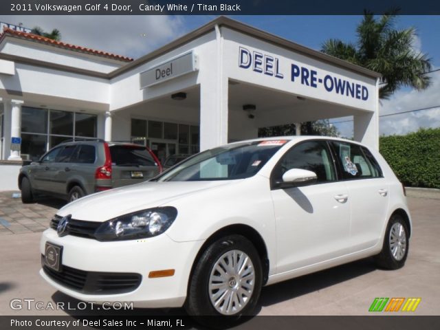 2011 Volkswagen Golf 4 Door in Candy White