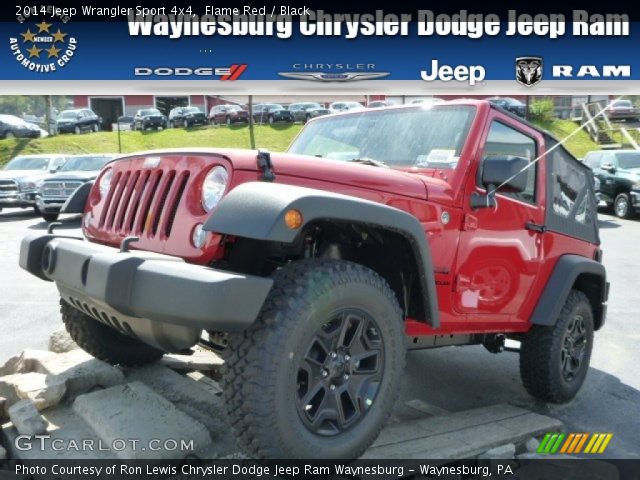 2014 Jeep Wrangler Sport 4x4 in Flame Red
