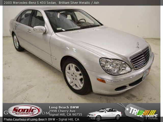 2003 Mercedes-Benz S 430 Sedan in Brilliant Silver Metallic