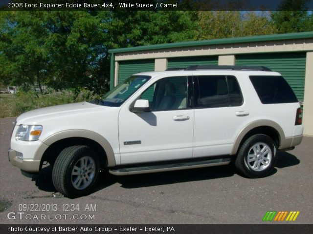 2008 Ford Explorer Eddie Bauer 4x4 in White Suede